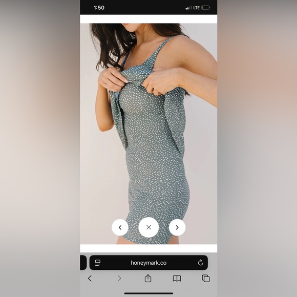 Elegant Green Polka Dot Swim Dress - Picture 5 of 6